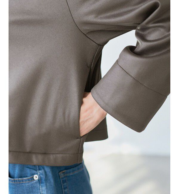 Rope&rsquo;Picnic「マシュマロカーディーブルゾン」|ブルゾン・スタジャン|