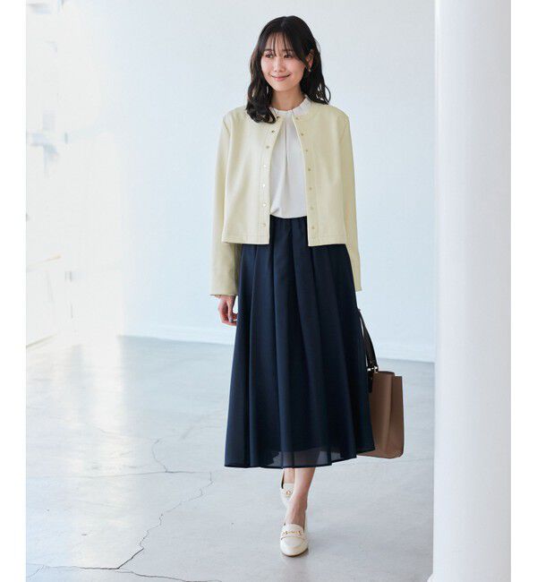 Rope&rsquo;Picnic「マシュマロカーディーブルゾン」|ブルゾン・スタジャン|