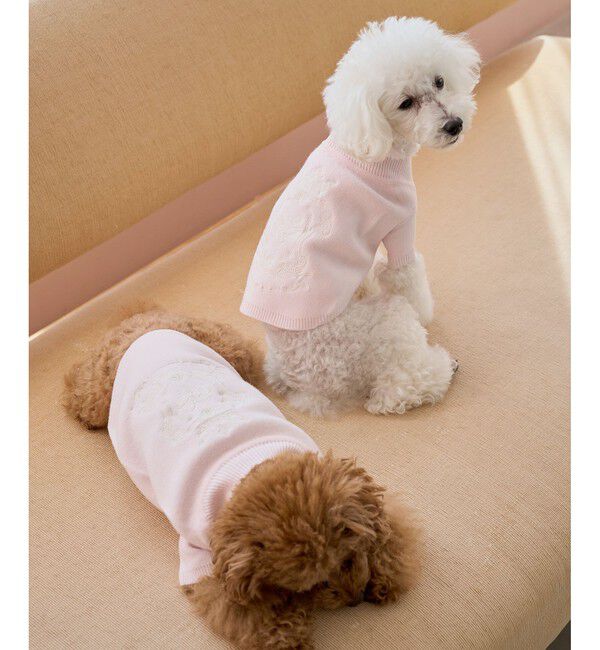 ROPE PICNIC PASSAGE「【DOG】スエットライク刺繍ニット/リンクコーデ」|その他|