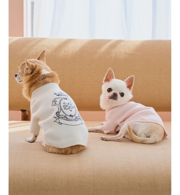 ROPE PICNIC PASSAGE「【DOG】スエットライク刺繍ニット/リンクコーデ」|その他|