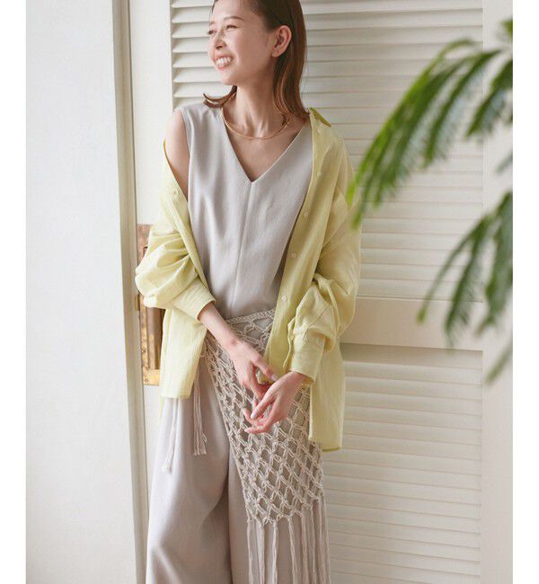 Rope&rsquo;Picnic「【吸水速乾・防シワ】エフォートレスリラックスオールインワン」|オールインワン|