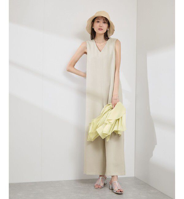 Rope&rsquo;Picnic「【吸水速乾・防シワ】エフォートレスリラックスオールインワン」|オールインワン|