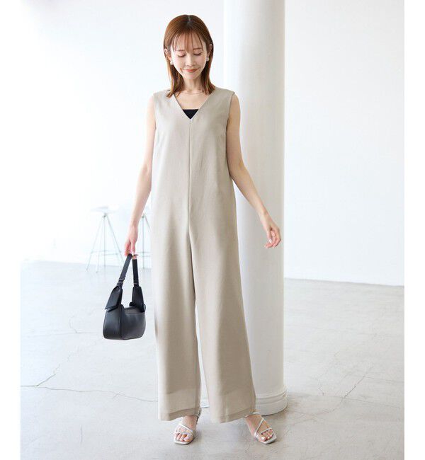 Rope&rsquo;Picnic「【吸水速乾・防シワ】エフォートレスリラックスオールインワン」|オールインワン|