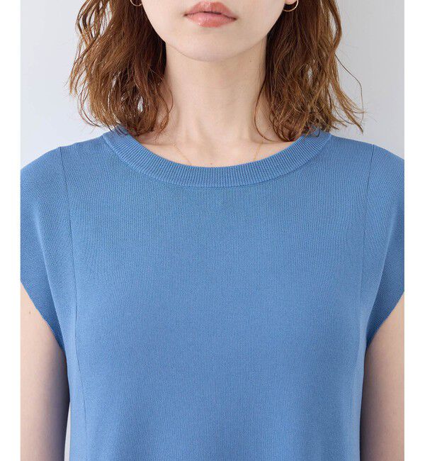 Rope&rsquo;Picnic「【洗濯機OK・アンチピリング】八方映えニット ペプラムニットプルオーバー」|ニット・セーター|