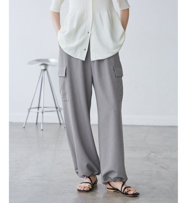 Rope&rsquo;Picnic「【UVカット・接触冷感・イージーケア】イージーカーゴパンツ」|カーゴ|