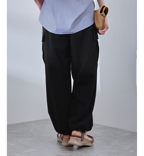 Rope&rsquo;Picnic「【UVカット・接触冷感・イージーケア】イージーカーゴパンツ」|カーゴ|