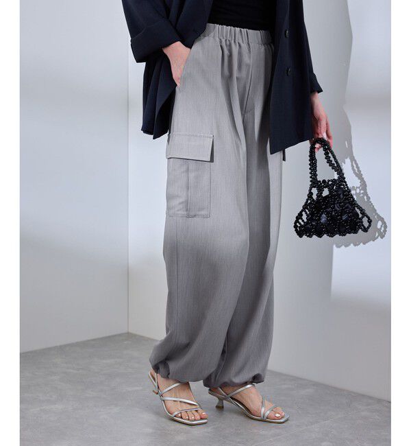 Rope&rsquo;Picnic「【UVカット・接触冷感・イージーケア】イージーカーゴパンツ」|カーゴ|