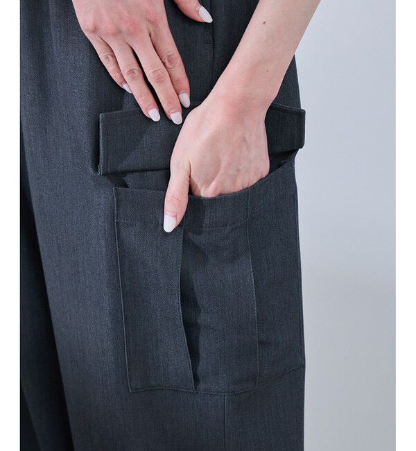 Rope&rsquo;Picnic「【UVカット・接触冷感・イージーケア】イージーカーゴパンツ」|カーゴ|