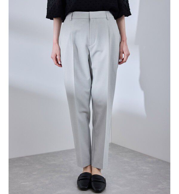 Rope&rsquo;Picnic「【UV対応】【リネンライク・シリーズ】テーパードパンツ/通勤・セットアップ対応」|チノ|