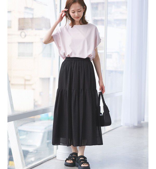 Rope&rsquo;Picnic「シアーティアードスカート」|スカート|