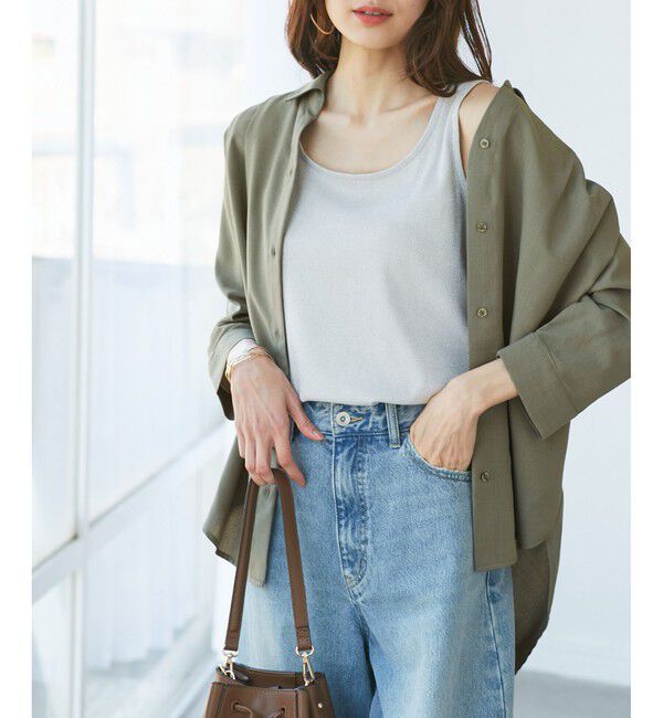 Rope&rsquo;Picnic「【emur/エミュール】バックVタックブラウス」|シャツ・ブラウス|