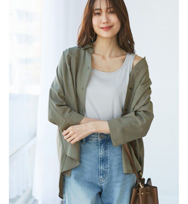 Rope&rsquo;Picnic「【emur/エミュール】バックVタックブラウス」|シャツ・ブラウス|