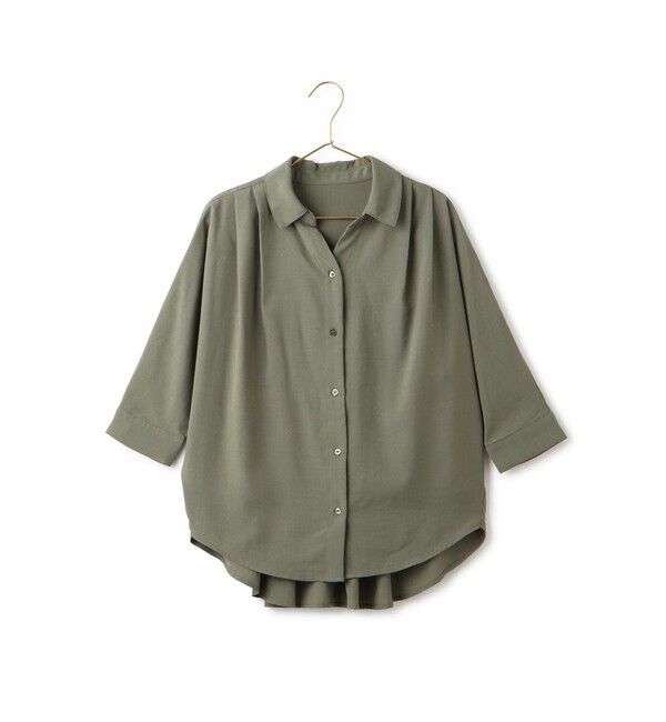 Rope&rsquo;Picnic「【emur/エミュール】バックVタックブラウス」|シャツ・ブラウス|