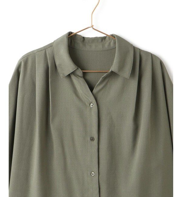 Rope&rsquo;Picnic「【emur/エミュール】バックVタックブラウス」|シャツ・ブラウス|