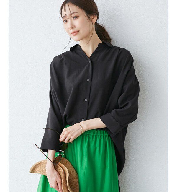 Rope&rsquo;Picnic「【emur/エミュール】バックVタックブラウス」|シャツ・ブラウス|