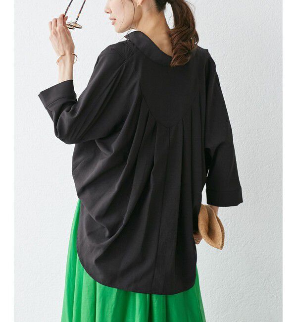 Rope&rsquo;Picnic「【emur/エミュール】バックVタックブラウス」|シャツ・ブラウス|