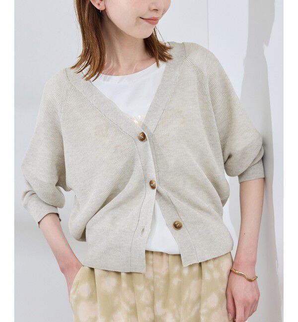 Rope&rsquo;Picnic「LEVITA片畔ニットカーディガン」|カーディガン|