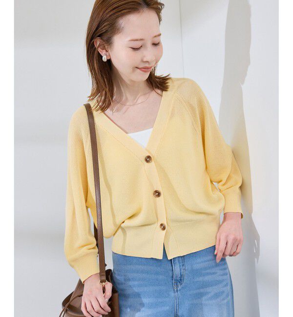 Rope&rsquo;Picnic「LEVITA片畔ニットカーディガン」|カーディガン|