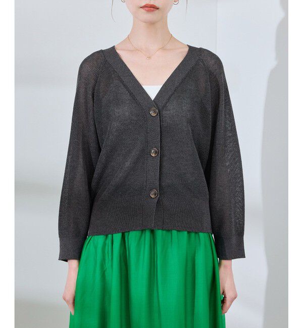 Rope&rsquo;Picnic「LEVITA片畔ニットカーディガン」|カーディガン|