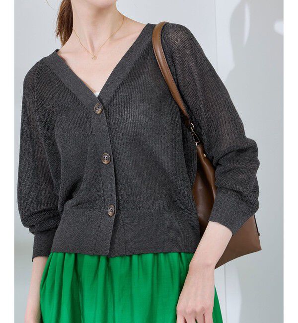 Rope&rsquo;Picnic「LEVITA片畔ニットカーディガン」|カーディガン|