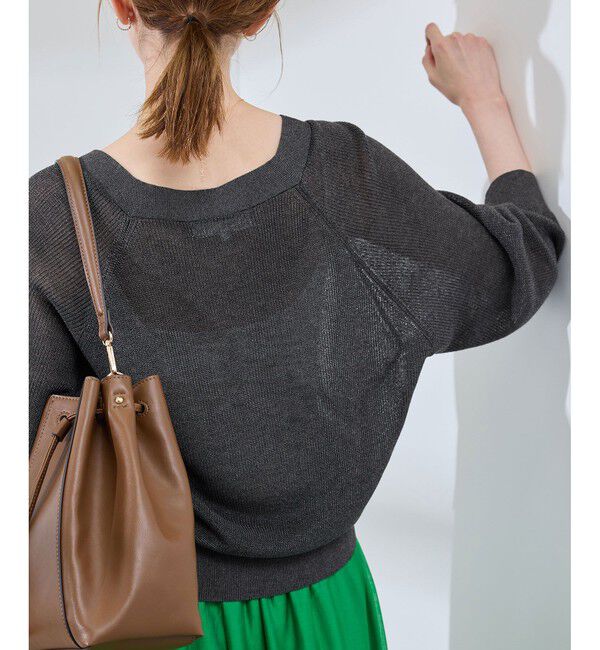 Rope&rsquo;Picnic「LEVITA片畔ニットカーディガン」|カーディガン|