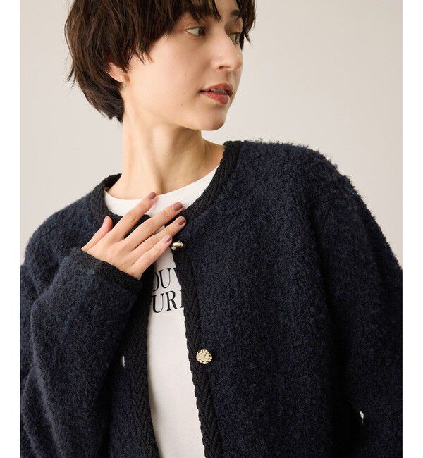 Rope&rsquo;Picnic「ループ編みニットカーディガン」|カーディガン|