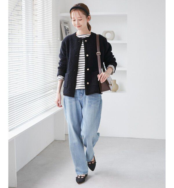 Rope&rsquo;Picnic「ループ編みニットカーディガン」|カーディガン|