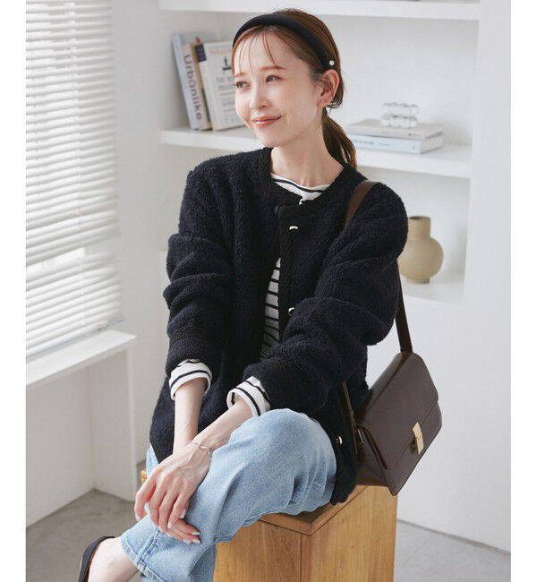 Rope&rsquo;Picnic「ループ編みニットカーディガン」|カーディガン|