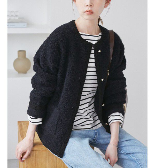 Rope&rsquo;Picnic「ループ編みニットカーディガン」|カーディガン|