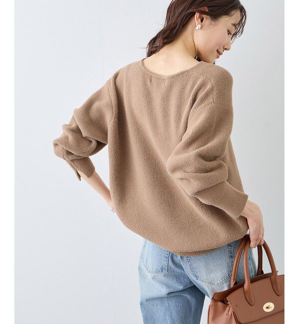 Rope&rsquo;Picnic「【新色追加】スフレニットシリーズ Vネックニットプルオーバー/イージーケア・リンクコーデ」|ニット・セーター|