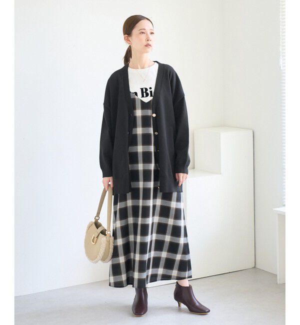 Rope&rsquo;Picnic「Vネックフォルムカーディガン」|カーディガン|