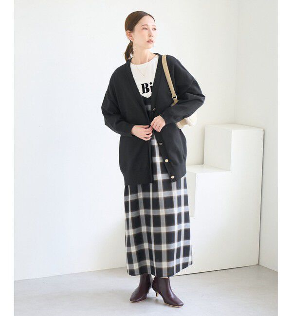 Rope&rsquo;Picnic「Vネックフォルムカーディガン」|カーディガン|