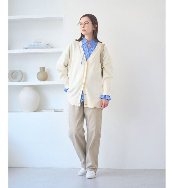 Rope&rsquo;Picnic「Vネックフォルムカーディガン」|カーディガン|