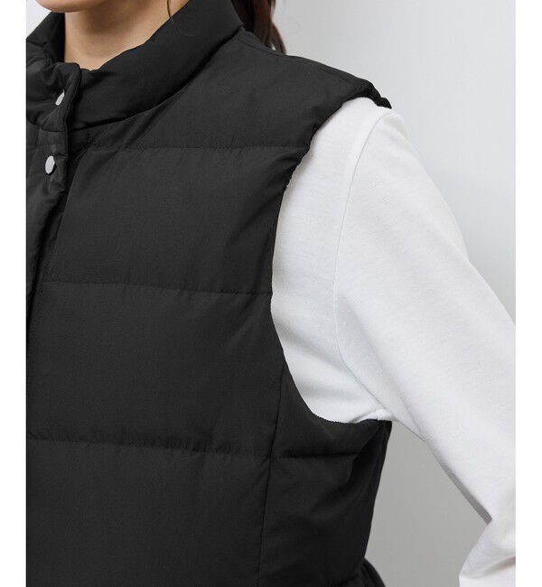 Rope&rsquo;Picnic「【GREEN DOWN/グリーンダウン】ペプラムダウンベスト」|ダウンベスト・ベスト|