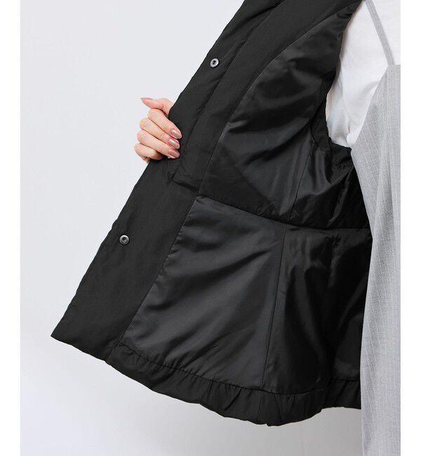 Rope&rsquo;Picnic「【GREEN DOWN/グリーンダウン】ペプラムダウンベスト」|ダウンベスト・ベスト|