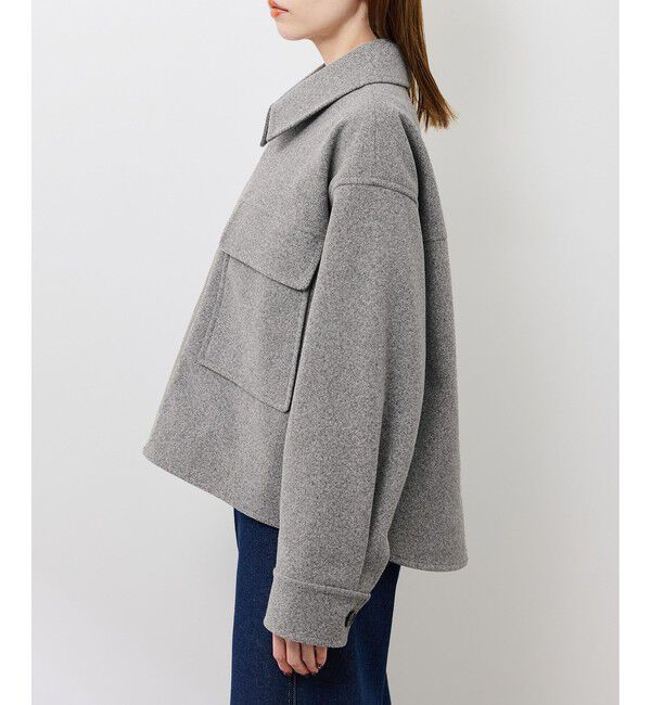 Rope&rsquo;Picnic「ジャージーメルトンシリーズ ポケット付きジップブルゾン/リンクコーデ」|ブルゾン・スタジャン|