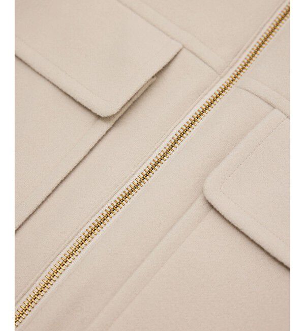 Rope&rsquo;Picnic「ジャージーメルトンシリーズ ポケット付きジップブルゾン/リンクコーデ」|ブルゾン・スタジャン|