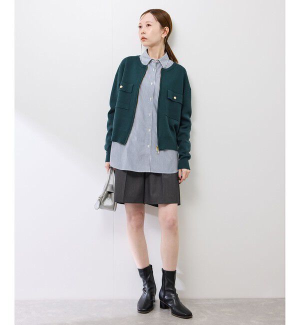 Rope&rsquo;Picnic「【WEB限定】ミラノリブダブルジップニットカーディガン」|カーディガン|