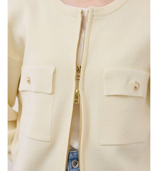 Rope&rsquo;Picnic「【WEB限定】ミラノリブダブルジップニットカーディガン」|カーディガン|