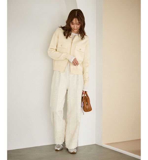 Rope&rsquo;Picnic「【WEB限定】ミラノリブダブルジップニットカーディガン」|カーディガン|