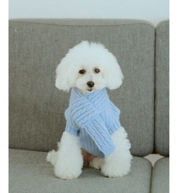 ROPE PICNIC PASSAGE「【DOG】ケーブル編みニットマフラー」|その他|