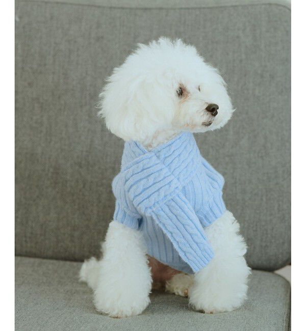 ROPE PICNIC PASSAGE「【DOG】ケーブル編みニットマフラー」|その他|