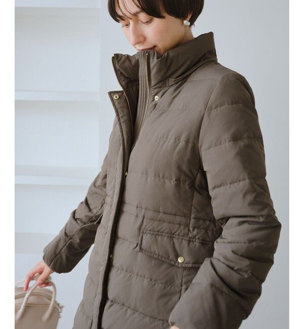 Rope&rsquo;Picnic「【GREEN DOWN/グリーンダウン】ファー付きダウンロングコート/一部WEB限定カラー」|ダウン|