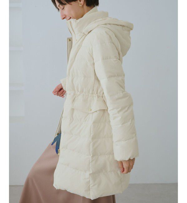 Rope&rsquo;Picnic「【GREEN DOWN/グリーンダウン】ファー付きダウンロングコート/一部WEB限定カラー」|ダウン|