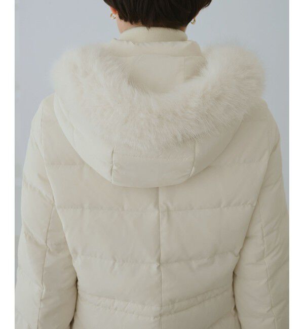 Rope&rsquo;Picnic「【GREEN DOWN/グリーンダウン】ファー付きダウンロングコート/一部WEB限定カラー」|ダウン|