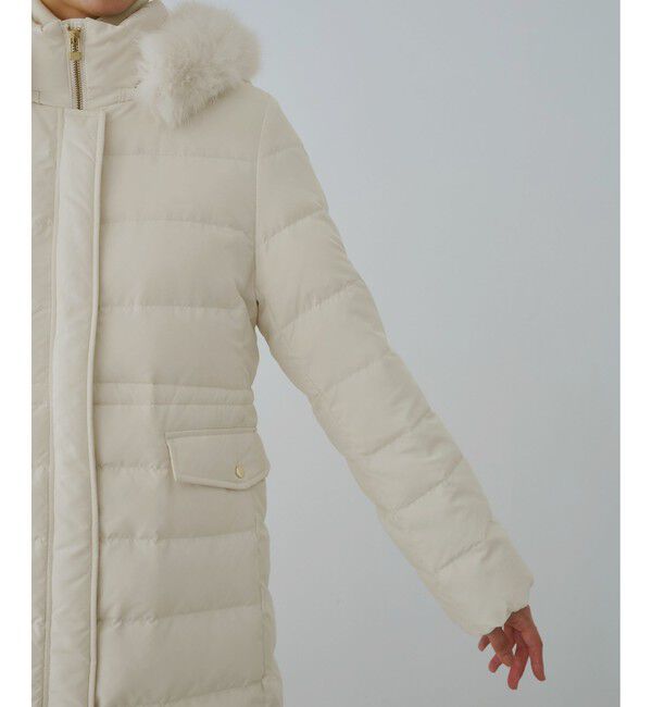 Rope&rsquo;Picnic「【GREEN DOWN/グリーンダウン】ファー付きダウンロングコート/一部WEB限定カラー」|ダウン|