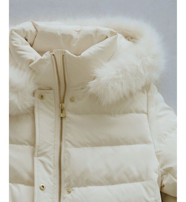 Rope&rsquo;Picnic「【GREEN DOWN/グリーンダウン】ファー付きダウンロングコート/一部WEB限定カラー」|ダウン|