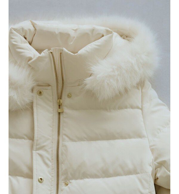 Rope&rsquo;Picnic「【GREEN DOWN/グリーンダウン】ファー付きダウンロングコート/一部WEB限定カラー」|ダウン|