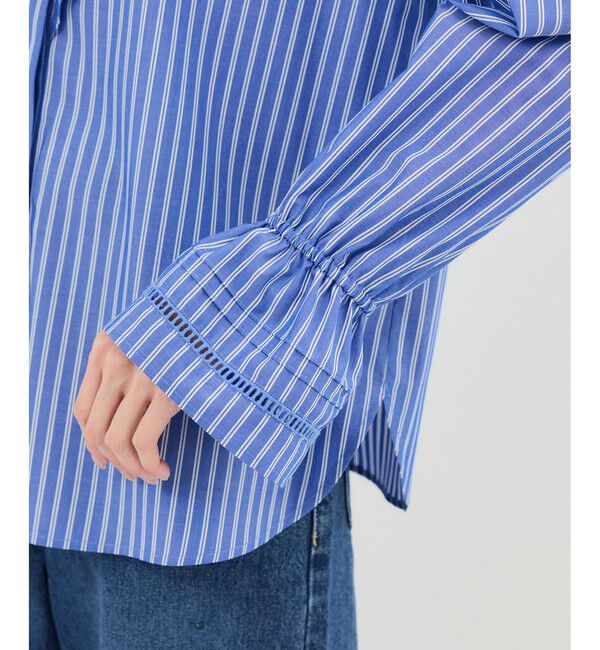 Rope&rsquo;Picnic「ハシゴレース&times;ラッフルフリルブラウス」|シャツ・ブラウス|