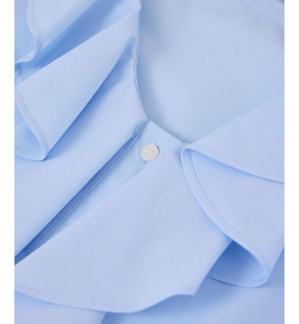 Rope&rsquo;Picnic「ハシゴレース&times;ラッフルフリルブラウス」|シャツ・ブラウス|